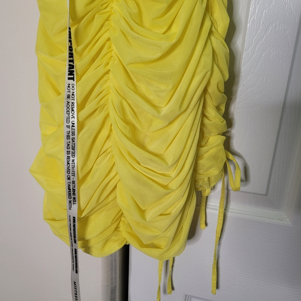 NWT Mistress Rocks Swing It On Dress in Lemon Size XS - Picture 9 of 11